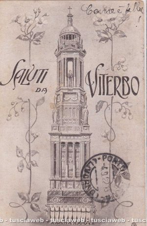 Viterbo - La macchina di Santa Rosa del 1915/!8 - Collezione privata di Roberto Innocenzi