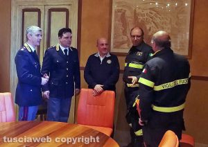 Emergenza neve - Viterbo - Il Comitato operativo della viabilità