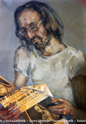 Ritratto di Massimo Fornicoli di Francisco Palma Burgos 
