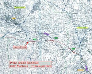 Il progetto di raddoppio della Cassia fino a Viterbo