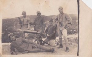 Squadra mitraglieri - Disteso Seconod Di Marco (Collezione Renato Petroselli)