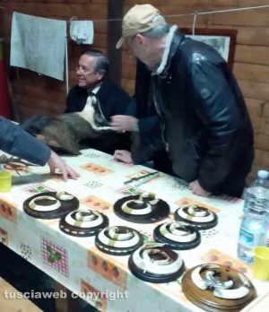 Il trofeo degli ungulati abbattuti - La commissione riunita a Tuscania 