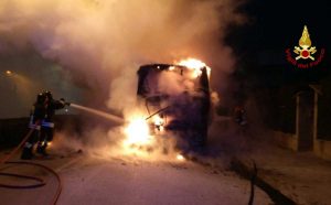 Venezia - A fuoco bus