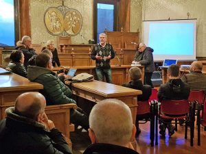 Vetralla - Comitato 10 febbraio nella sala del consiglio
