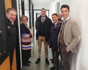 Alessandro Mazzoli visita alcune aziende del distretto industriale di Civita Castellana