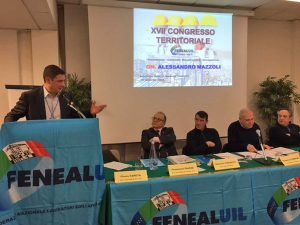 Viterbo - Alessandro Mazzoli al congresso Feneal Uil
