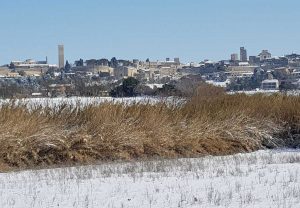 Tarquinia sotto la neve