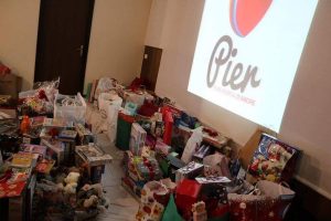 I giocattoli raccolti in nome di Pier