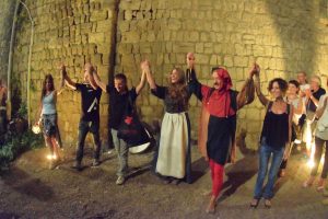 Viterbo - La Banda del racconto in scena con la Bella Galiana
