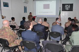 Viterbo - Una delegazione del Qatar in visita al Comando aviazione esercito