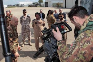 Viterbo - Una delegazione del Qatar in visita al Comando aviazione esercito