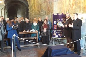 Montefiascone - Nuova collocazione per la lastra tombale di Defuk
