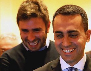 Luigi Di Maio con Alessandro Di Battista