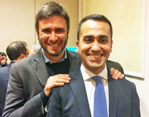Luigi Di Maio con Alessandro Di Battista