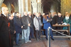 Montefiascone - Nuova collocazione per la lastra tombale di Defuk