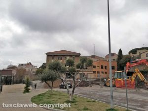 Viterbo - Sacrario - La rottura del collettore fognario