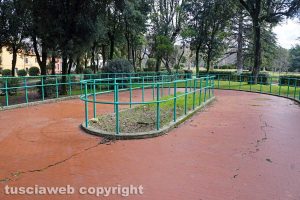Viterbo - La pista di pattinaggio a Prato Giardino Lucio Battisti