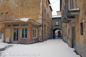 Neve a Viterbo - L'ospedale vecchio