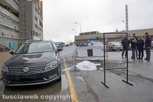 Viterbo - Ospedale di Belcolle - Precipita dalla scala antincendio e muore