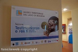 Bolsena - La sezione testimonianze e relitti del museo