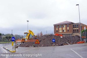 Viterbo – Sacrario – La rottura del collettore fognario