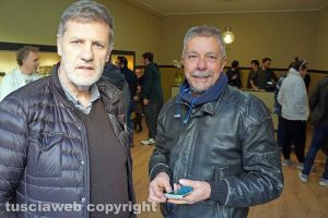 Claudio Ubertini e Mario Lega all'inaugurazione di Mondo Canapa