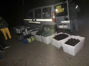 I ricci sequestrati dalla finanza 