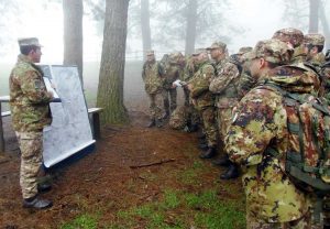 Monti Cimini - L'attività di orienteering dei sottufficiali dell'esercito