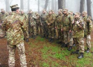 Monti Cimini - L'attività di orienteering dei sottufficiali dell'esercito