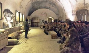 I marescialli del corso Certezza alle “Gallerie del Monte Soratte”