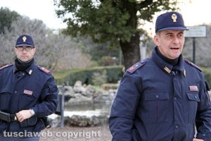 Viterbo - La Polizia a Pratogiardino