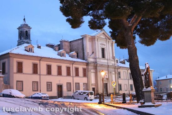 Monte Romano - Monte Romano ricoperta di neve