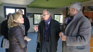 Montalto - La soprintendente Margherita Eichberg in visita al parco di Vulci