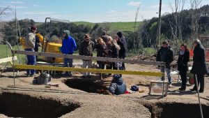 Montalto - La soprintendente Margherita Eichberg in visita al parco di Vulci