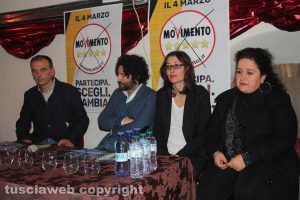 Maurizio Serafinelli, Stefano Sensi, Silvia Blasi e Miriam Vitangeli