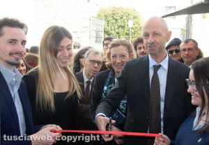 Viterbo - Polo bibliotecario Unitus - Il taglio del nastro
