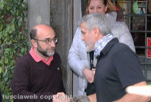 George Clooney con Mauro Morucci