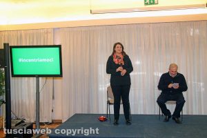 Luisa Ciambella e Giuseppe Fioroni all'incontro dopo il voto del 4 marzo