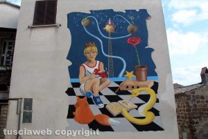 Il murale del Piccolo principe a Sant'Angelo 