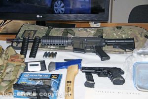 Viterbo - Polizia - L'arresto di Denis Illarionov - Le armi, gli ordigni e l'esplosivo sequestrati