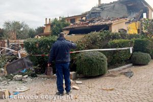 Montalto di Castro - La villetta distrutta a Torre di Maremma