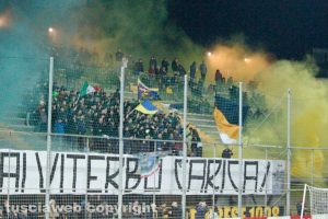 Sport - Calcio - Viterbese - La curva gialloblù