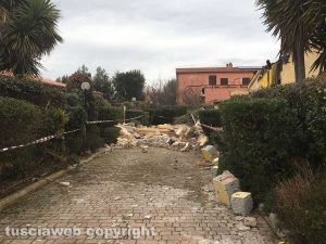 Montalto di Castro - L'appartamento distrutto a Torre di Maremma