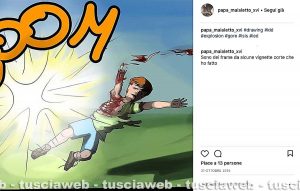 Una vignetta pubblicata da Denis Illarionov su Instagram