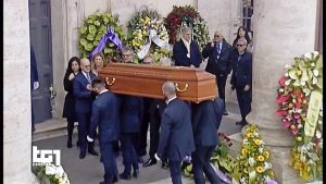 Roma - I funerali di Fabrizio Frizzi