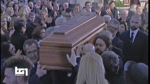 Roma - I funerali di Fabrizio Frizzi