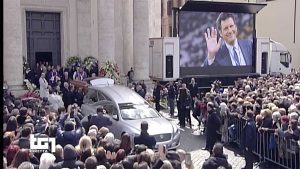Roma - I funerali di Fabrizio Frizzi