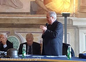 Viterbo - Il centenario della Grande Guerra commemorato a palazzo dei Priori - L'intervento di Giuseppe Fioroni