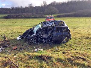 Sutri - L'incidente mortale sulla Cassia