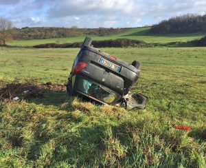 Sutri - L'incidente mortale sulla Cassia